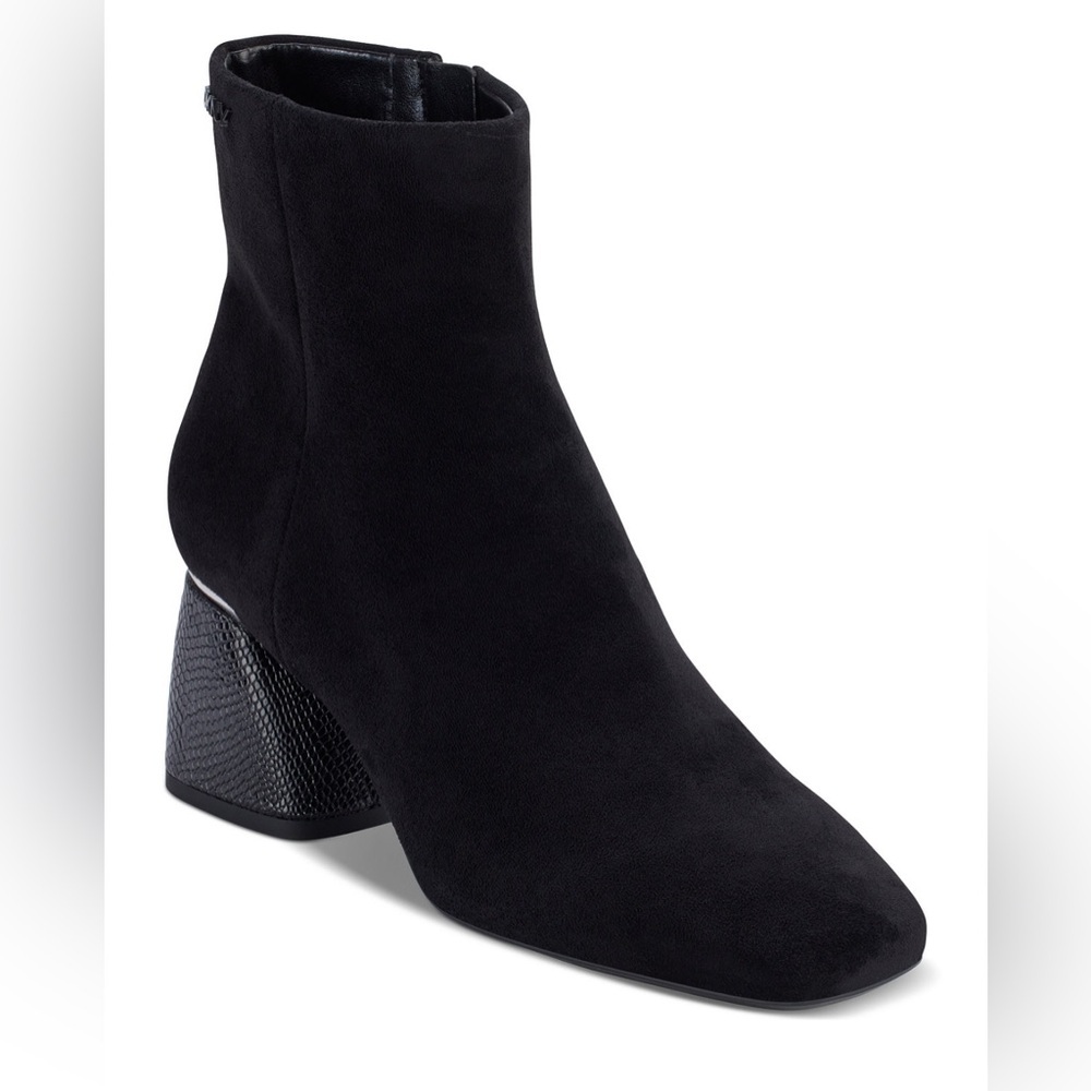 DKNY Women's Caleena Block Heel Booties- Size 8